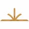 Ekena Millwork Richland Rough Sawn Timber Gable Bracket, Western Red Cedar, 72"W x 33"H x 2"D x 4"F, 11/12 Pitch GBW072X33X0204RIC00RWR - alternate 1